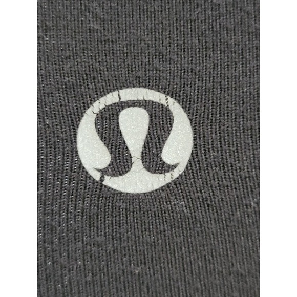 Lululemon Wunder Under Crop Micro Macro Black Heathered Black Size 4 - Picture 9 of 9